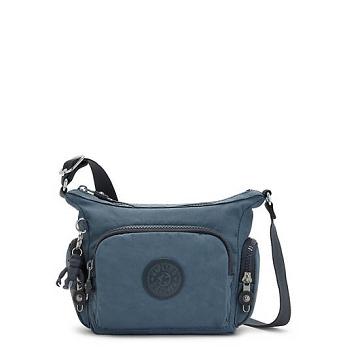 Kipling Gabbie Mini Crossbody Taske Mørkeblå Grå | DK 1114WN